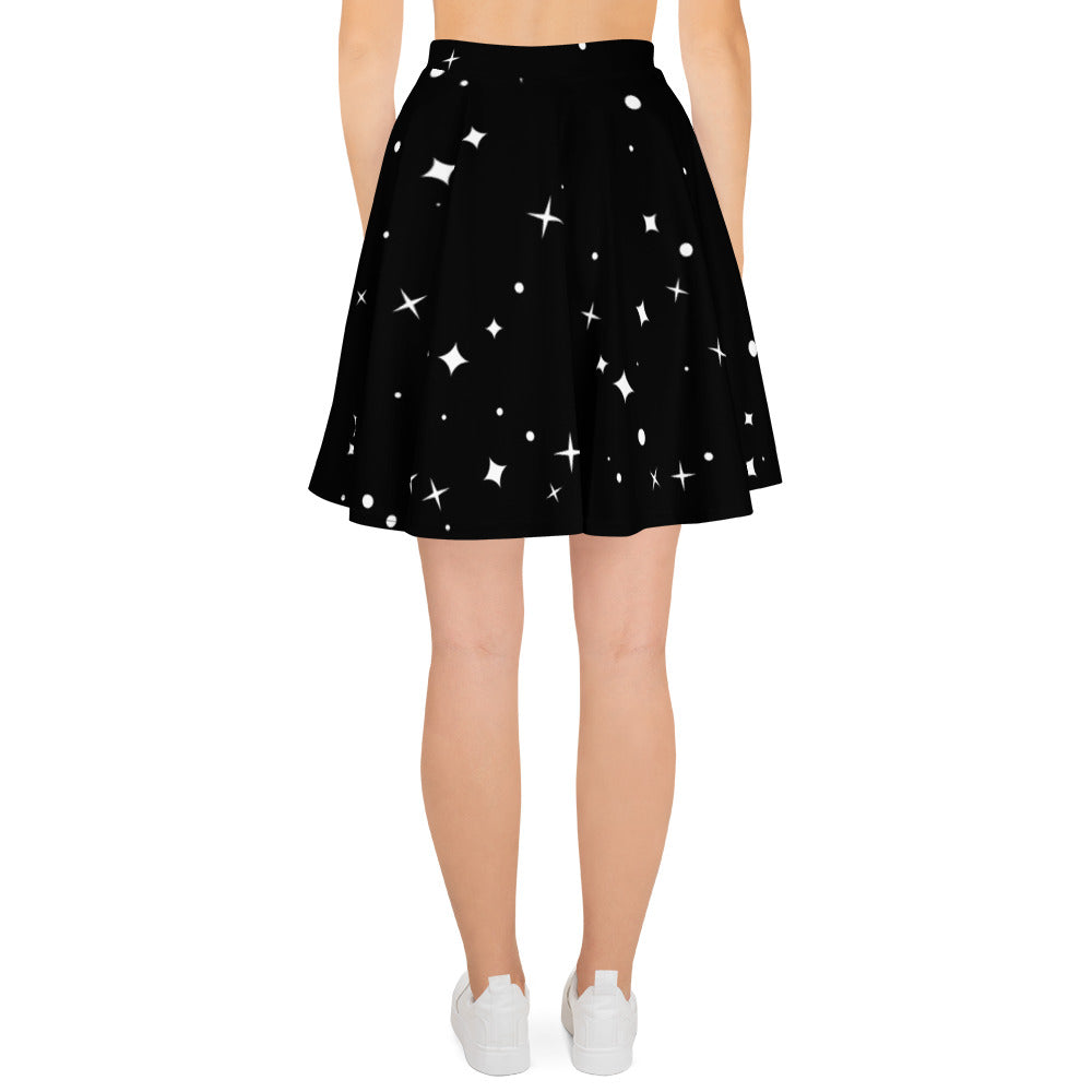 Galaxy Stars Skater Skirt