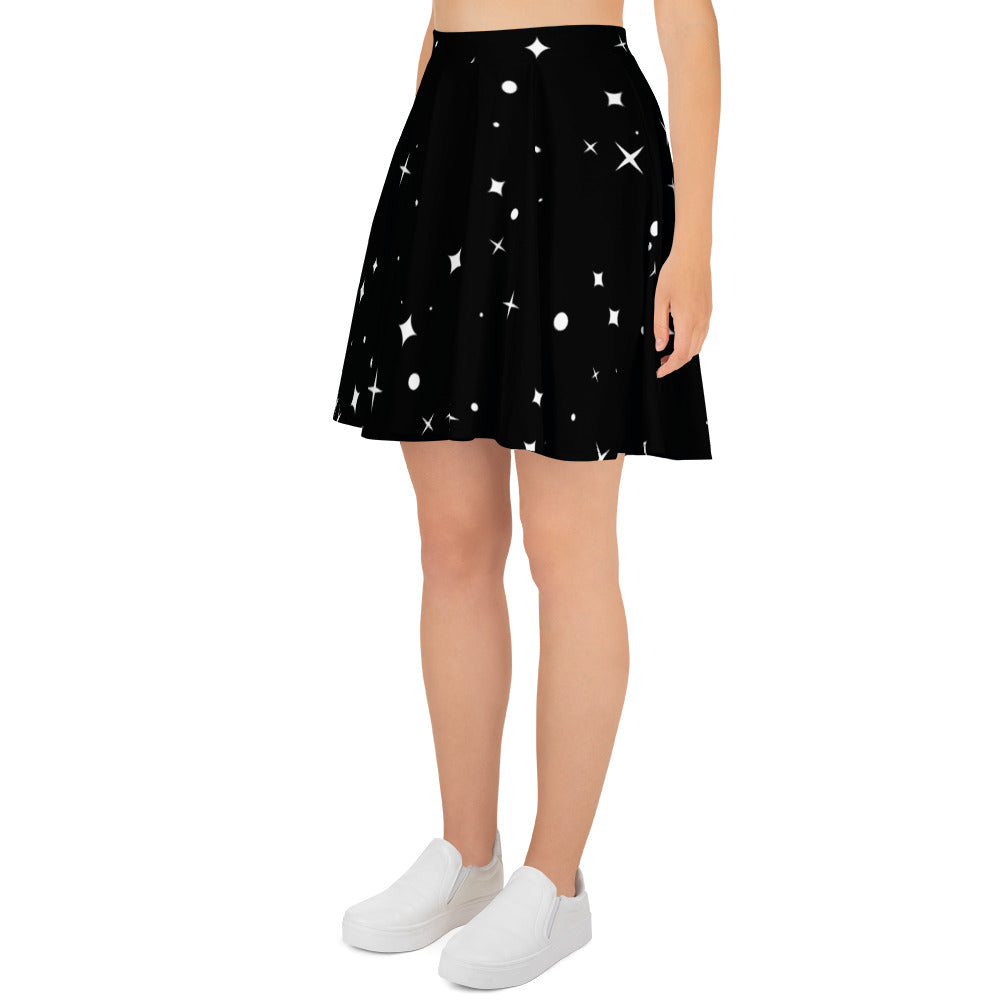 Galaxy Stars Skater Skirt