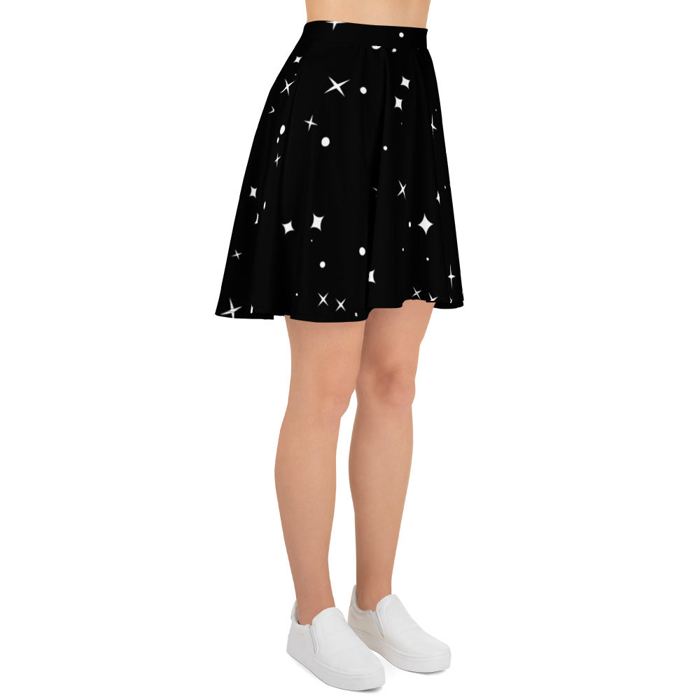 Galaxy Stars Skater Skirt