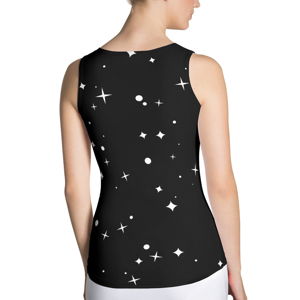 Galaxy Stars (form-fitting) Tank-Top