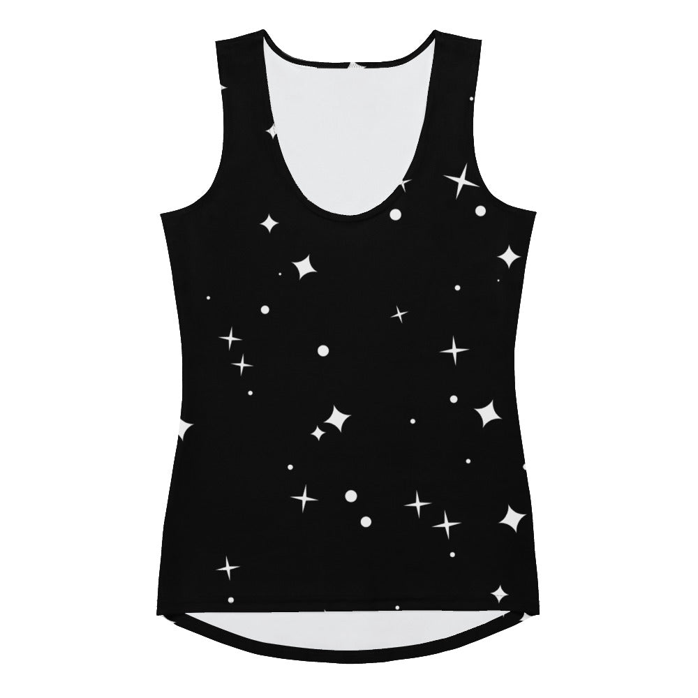 Galaxy Stars (form-fitting) Tank-Top