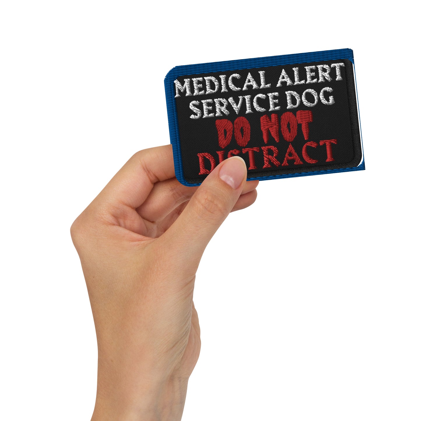 Medical Alert SD DO NOT DISTRACT Patch