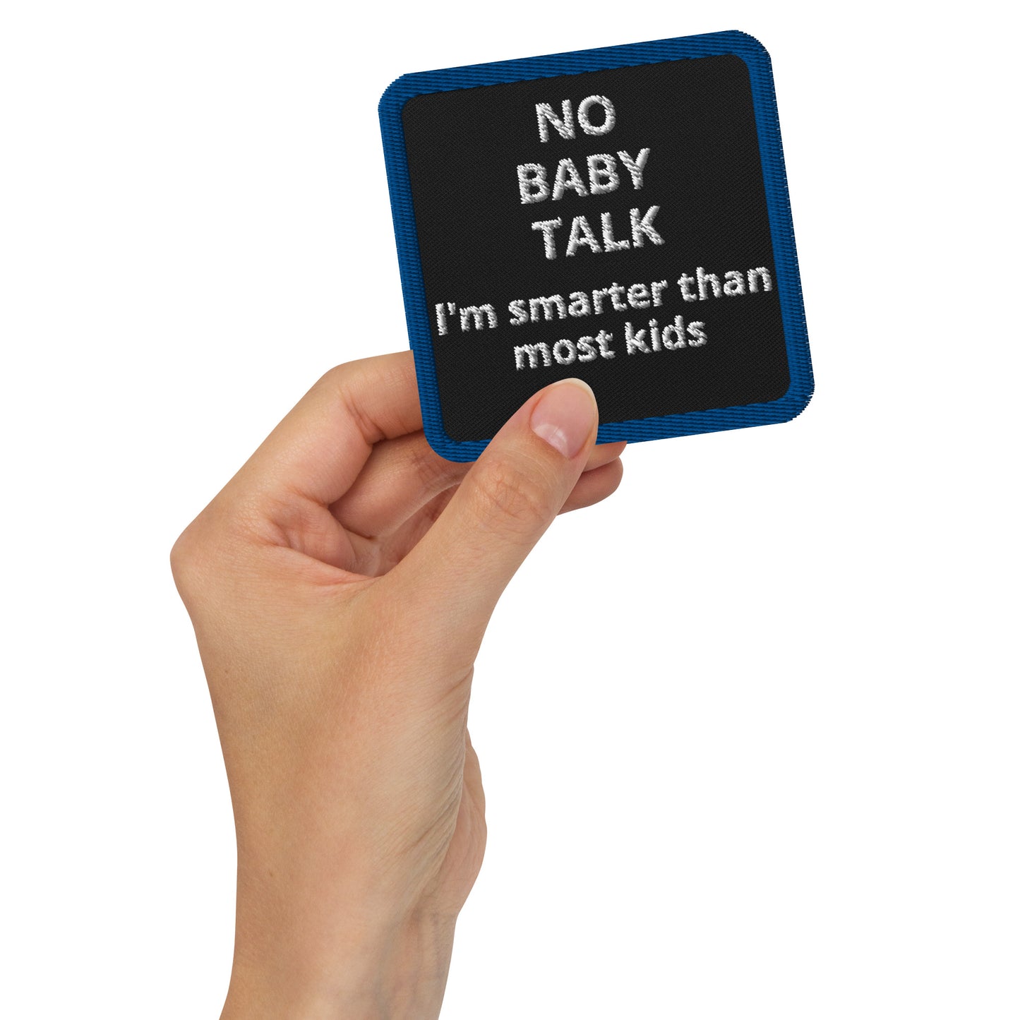 No Baby Talk Patch